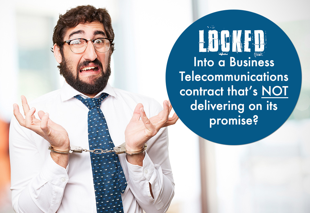 Locked in to a telecommunications contract Locked in to a telecommunications contract