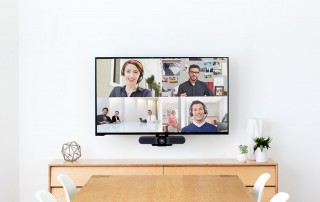 Video conferencing setup in office