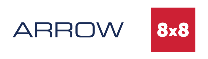 Arrow-8×8-Logos Arrow and 8x8 partners