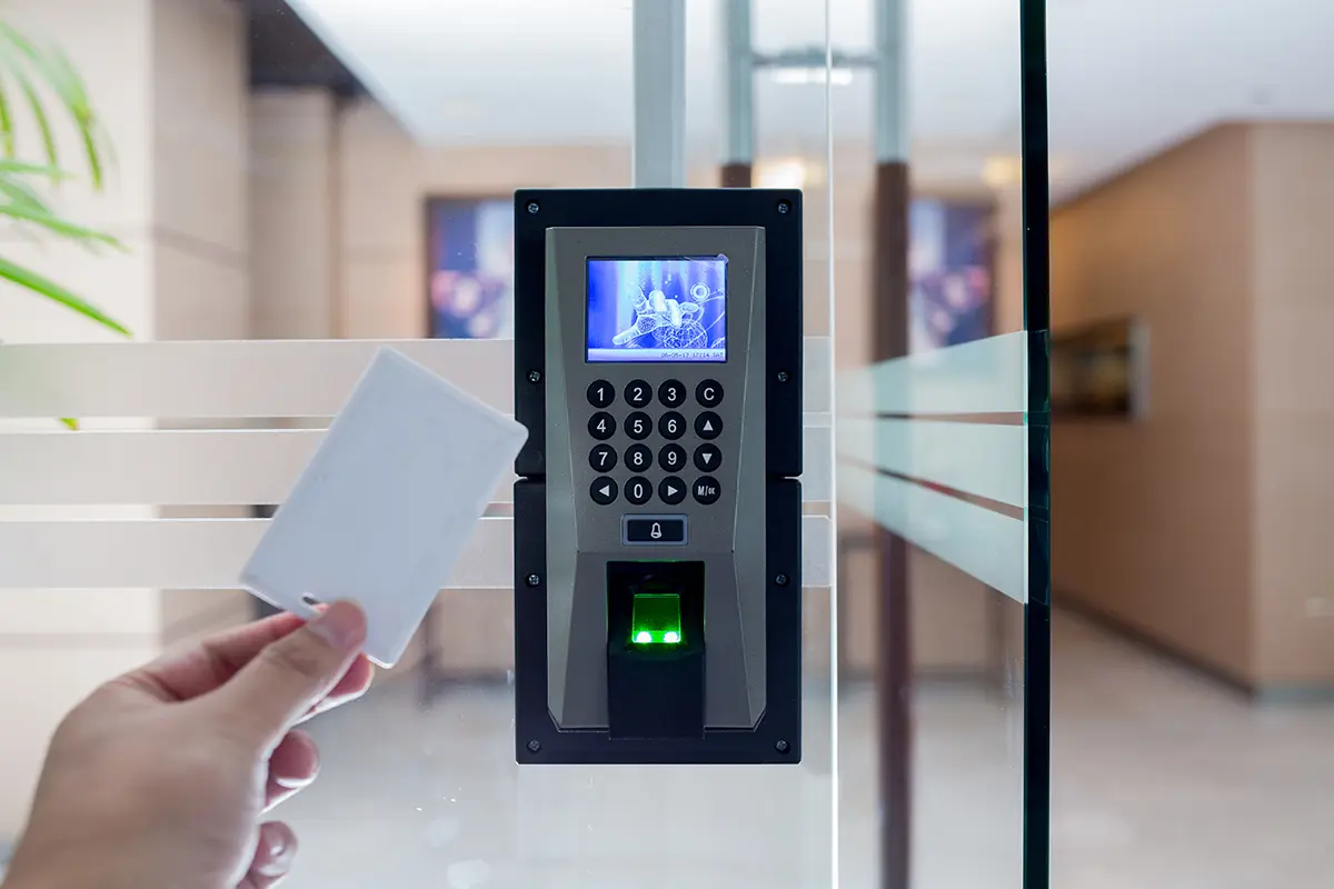 CCTV door security